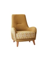 Кресло Atelier Del Sofa Aztek Yellow фото №6 — интернет-магазин Desire.md
