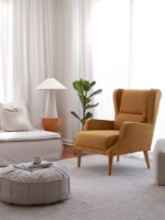 Fotoliu Atelier Del Sofa Klam Mustard imaginea #2 — magazin online Desire.md