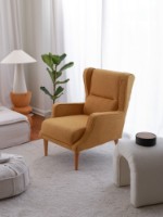 Fotoliu Atelier Del Sofa Klam Mustard imaginea #3 — magazin online Desire.md
