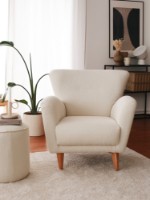 Кресло Atelier Del Sofa Teddy White фото №2 — интернет-магазин Desire.md