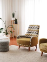 Кресло Atelier Del Sofa Zikzak Yellow фото №2 — интернет-магазин Desire.md