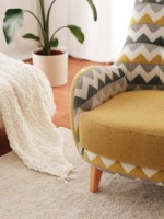 Кресло Atelier Del Sofa Zikzak Yellow фото №5 — интернет-магазин Desire.md