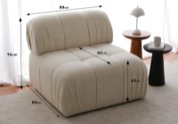 Кресло Atelier Del Sofa Soli White фото №7 — интернет-магазин Desire.md