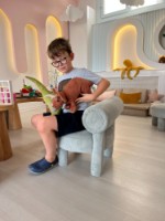 Кресло Atelier Del Sofa Dino Blue фото №4 — интернет-магазин Desire.md