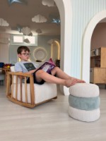Fotoliu Atelier Del Sofa Kidi White imaginea #3 — magazin online Desire.md