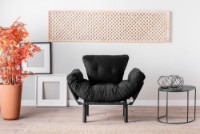 Кресло Atelier Del Sofa Nitta Single Black фото №2 — интернет-магазин Desire.md