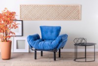 Fotoliu Atelier Del Sofa Nitta Single Blue