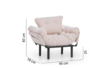 Fotoliu Atelier Del Sofa Nitta Single Cream imaginea #13 — magazin online Desire.md