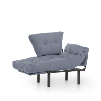 Кресло Atelier Del Sofa Nitta Single Grey фото №4 — интернет-магазин Desire.md