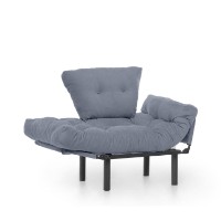Кресло Atelier Del Sofa Nitta Single Grey фото №5 — интернет-магазин Desire.md
