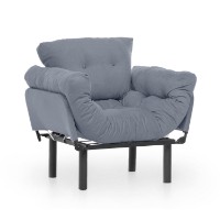 Кресло Atelier Del Sofa Nitta Single Grey фото №8 — интернет-магазин Desire.md