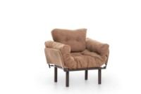 Кресло Atelier Del Sofa Nitta Single Light Brown фото №3 — интернет-магазин Desire.md