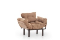 Кресло Atelier Del Sofa Nitta Single Light Brown фото №4 — интернет-магазин Desire.md