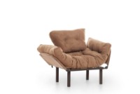 Кресло Atelier Del Sofa Nitta Single Light Brown фото №5 — интернет-магазин Desire.md