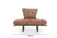 Кресло Atelier Del Sofa Nitta Single Light Brown фото №13 — интернет-магазин Desire.md