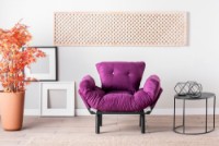 Кресло Atelier Del Sofa Nitta Single Purple фото №2 — интернет-магазин Desire.md
