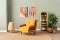 Кресло Atelier Del Sofa Cosmo Bohemian Mustard фото №2 — интернет-магазин Desire.md