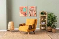 Кресло Atelier Del Sofa Cosmo Bohemian Mustard фото №3 — интернет-магазин Desire.md