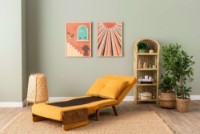 Кресло Atelier Del Sofa Cosmo Bohemian Mustard фото №6 — интернет-магазин Desire.md