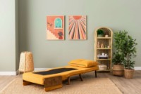 Кресло Atelier Del Sofa Cosmo Bohemian Mustard фото №7 — интернет-магазин Desire.md