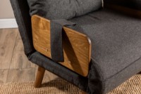 Кресло Atelier Del Sofa Cosmo Dark Grey фото №8 — интернет-магазин Desire.md