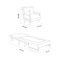 Кресло Atelier Del Sofa Cosmo Green фото №12 — интернет-магазин Desire.md