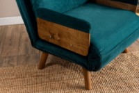 Кресло Atelier Del Sofa Cosmo Petrol Green фото №7 — интернет-магазин Desire.md
