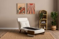 Fotoliu Atelier Del Sofa Cosmo Teddy Fabric White imaginea #4 — magazin online Desire.md