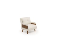 Fotoliu Atelier Del Sofa Cosmo Teddy Fabric White imaginea #10 — magazin online Desire.md