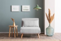 Fotoliu Atelier Del Sofa Folde Teddy Fabric Grey imaginea #2 — magazin online Desire.md
