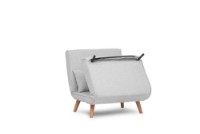 Fotoliu Atelier Del Sofa Folde Teddy Fabric Grey imaginea #9 — magazin online Desire.md