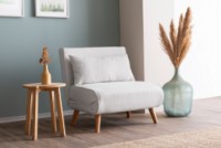 Кресло Atelier Del Sofa Folde Teddy Fabric White