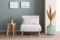 Кресло Atelier Del Sofa Folde Teddy Fabric White фото №2 — интернет-магазин Desire.md