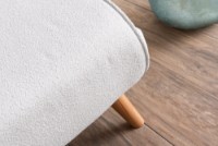 Кресло Atelier Del Sofa Folde Teddy Fabric White фото №6 — интернет-магазин Desire.md