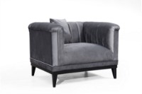 Кресло Atelier Del Sofa Trendy Dark Grey