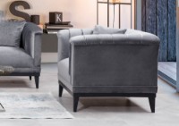 Кресло Atelier Del Sofa Trendy Dark Grey фото №2 — интернет-магазин Desire.md