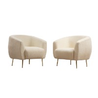 Кресло Atelier Del Sofa Eses Cream Bouclette фото №5 — интернет-магазин Desire.md
