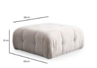 Fotoliu moale Atelier Del Sofa Amaris Beige imaginea #2 — magazin online Desire.md