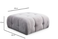 Fotoliu moale Atelier Del Sofa Amaris Light Grey imaginea #2 — magazin online Desire.md