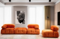 Пуф Atelier Del Sofa Bubble Orange фото №2 — интернет-магазин Desire.md