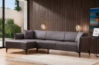 Canapea de colț Atelier Del Sofa Belissimo Left Dark Grey