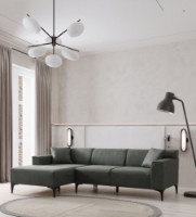Угловой диван Atelier Del Sofa New Petra Left Green