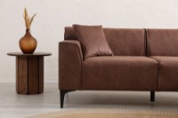 Угловой диван Atelier Del Sofa New Petra Right Cognac фото №3 — интернет-магазин Desire.md