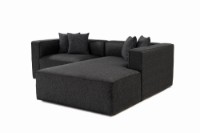 Угловой диван Atelier Del Sofa Mora XL Left Anthracite фото №4 — интернет-магазин Desire.md