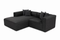 Угловой диван Atelier Del Sofa Mora XL Right Anthracite фото №3 — интернет-магазин Desire.md
