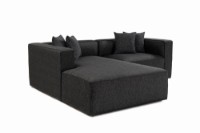 Угловой диван Atelier Del Sofa Mora XL Right Anthracite фото №4 — интернет-магазин Desire.md