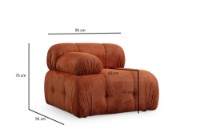 Угловой диван Atelier Del Sofa Petite 2 Orange фото №8 — интернет-магазин Desire.md