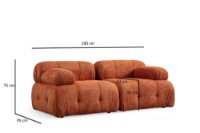 Угловой диван Atelier Del Sofa Petite 2 Orange фото №10 — интернет-магазин Desire.md