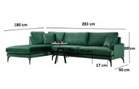 Угловой диван Atelier Del Sofa Papira фото №5 — интернет-магазин Desire.md