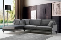 Угловой диван Atelier Del Sofa Papira Left Anthracite фото №2 — интернет-магазин Desire.md